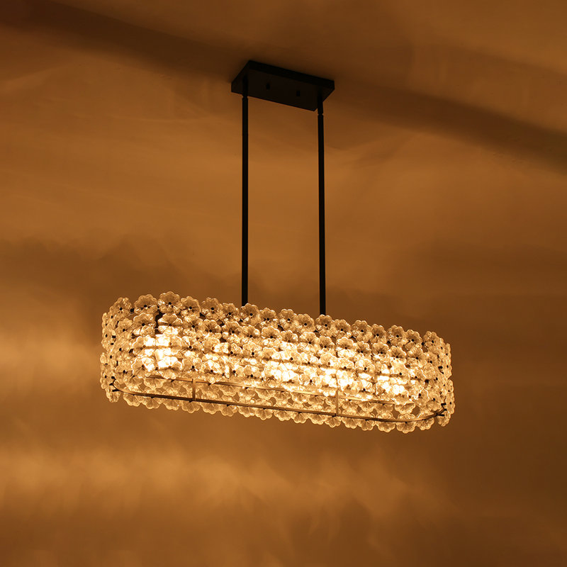 Luminaire suspendu pour îlot de cuisine 5 lumières