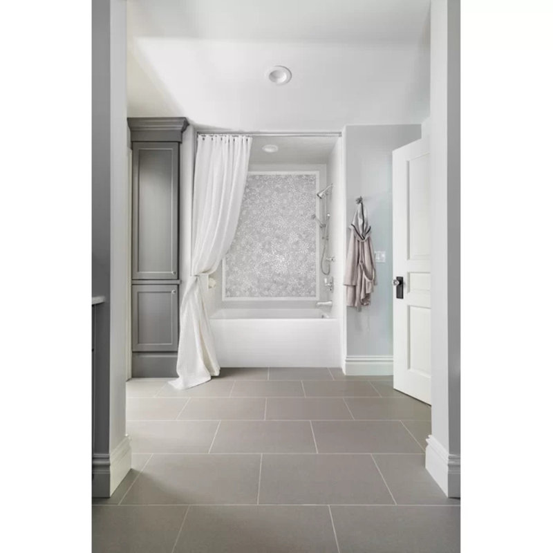 Sydney 72'' L Soaking Bathtub, White, Left, White