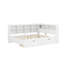 Lit de jour double avec tiroirs, tablette et port USB