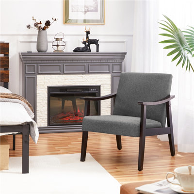 Fabric Mid-Century Modern Armchair