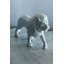 Statue de lion en résine noire matte Nifao - sculpture intérieure / extérieure géométrique moderne, conception audacieuse en forme de polygone avec position de marche confiante, décor animal pour maisons, bureaux et studios 17 po x 5 po x H 9 po-988627777