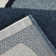 Tapis géométrique bleu tissé à la machine 7 pi 10 po x 10 pi Babara