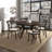 47.24''Round Rubber Wood Dining Table For 4-6 With Wooden Trestle Pedestal Base,Modern Kitchen Wooden Table Dinner Table For Dining Room, Living Room(1Table)-855151932