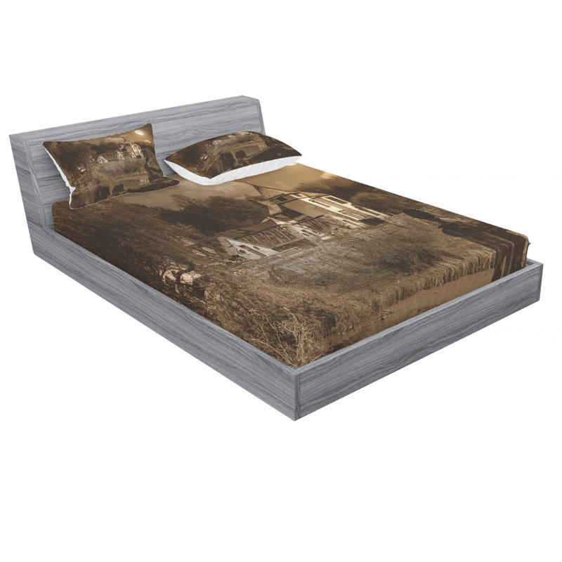 Microfiber Sheet Set, Full Sheet Set with Fitted Sheet
