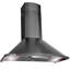 Hotte murale convertible 30 pouces en acier inoxydable noir 343 CFM