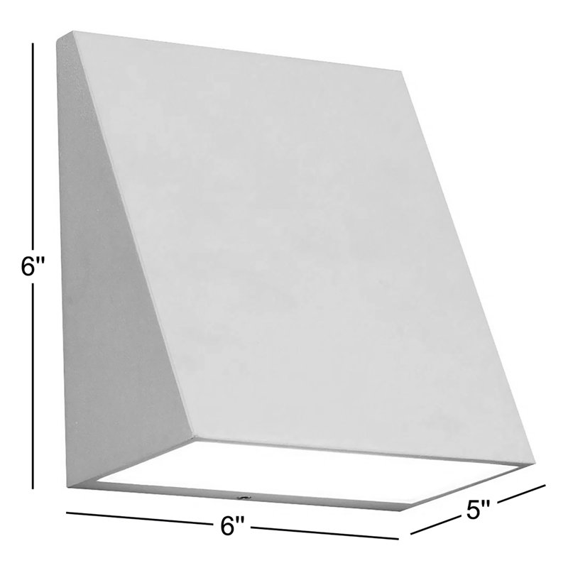 Keri Aluminum LED Wall Light, White
