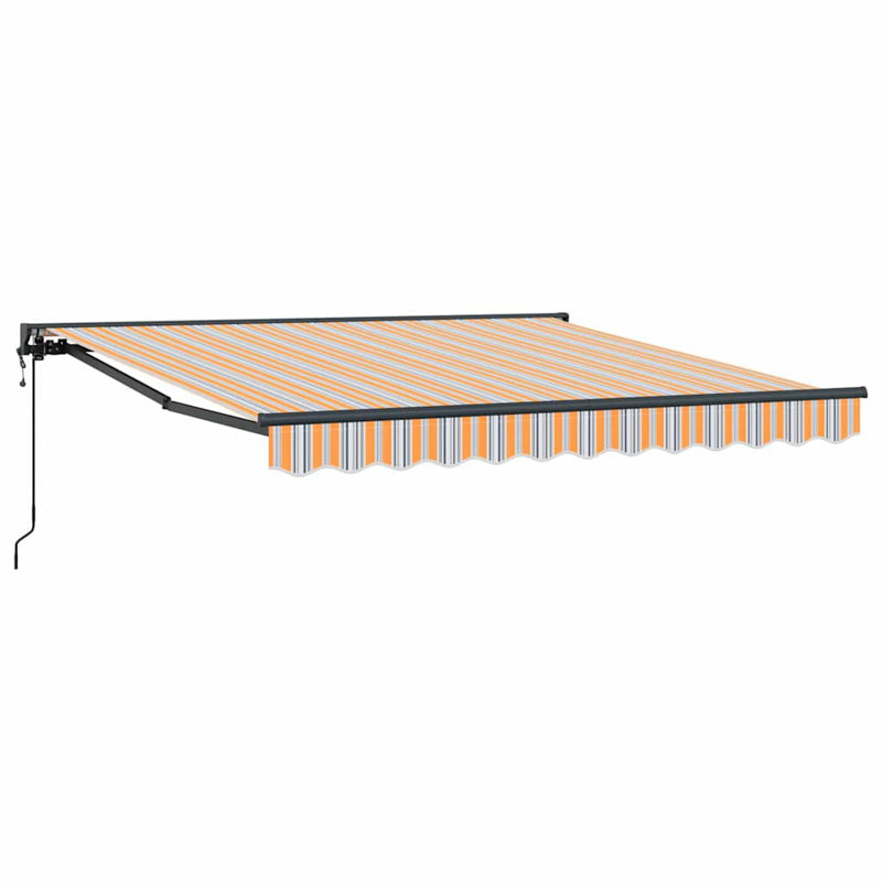 vidaXL 300 cm W x 250 cm D Polyester Retractable Door / Window Awning