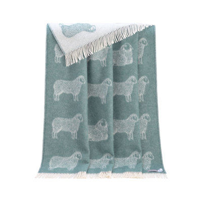 Eucalyptus Sheep Wool Throw