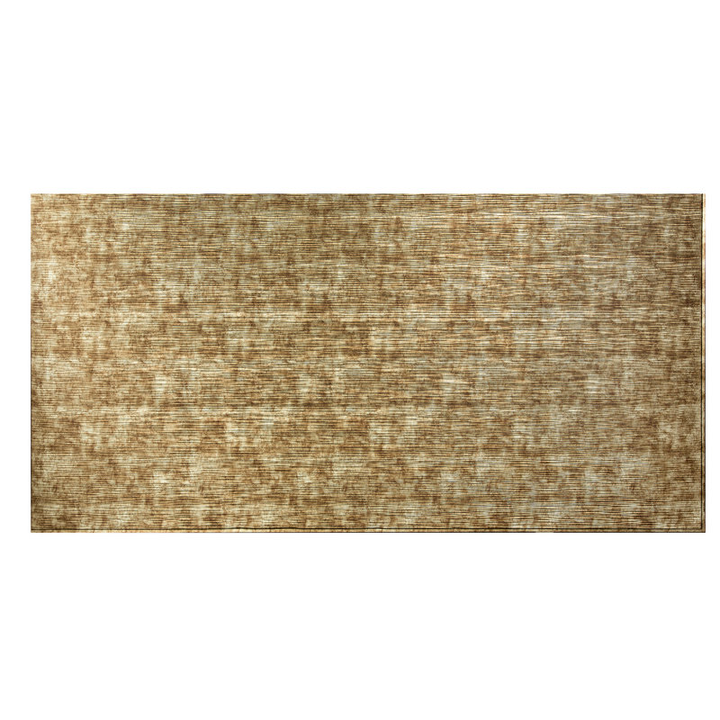 Panneau mural décoratif horizontal en vinyle FASÄDE 4 pi x 8 pi Ripple, Bronze Bermudes