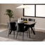 Lingenfelter Extendable Metal Base Dining Table