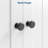 Freestanding Bathroom Storage Cabinet – Adjustable Shelves & Guardrail Top