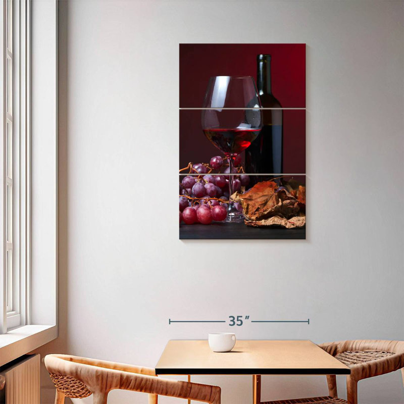 Yarlin Autumn Red Wine, 57" H x 36" W