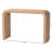 Japandi Natural Jute Waterfall Console Table