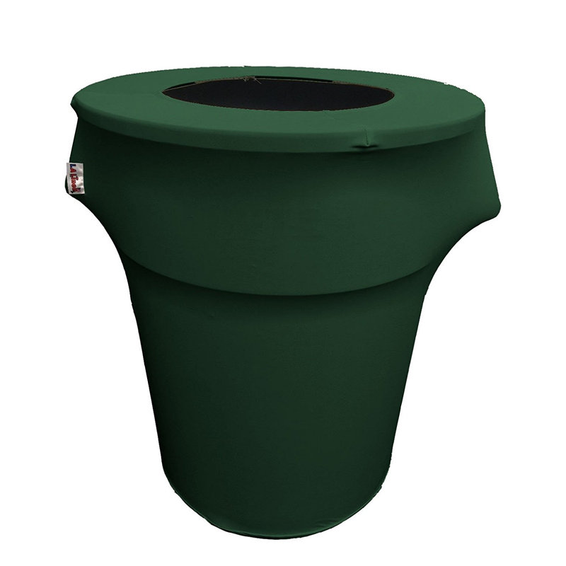 Housse pour poubelle extensible en élasthanne, Vert forêt
