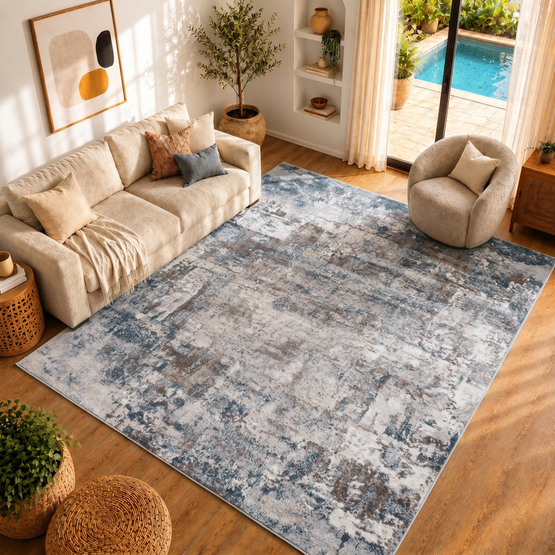 Abstract Area Rug, Rectangle 240 x 310cm
