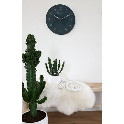 Glass Analogue Wall Clock