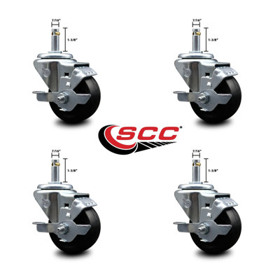 Soft Rubber Swivel Caster