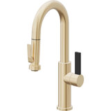 Corsano Contemporary Pull Down Prep/Bar Faucet with Squeeze Sprayer and BFB Series Handle