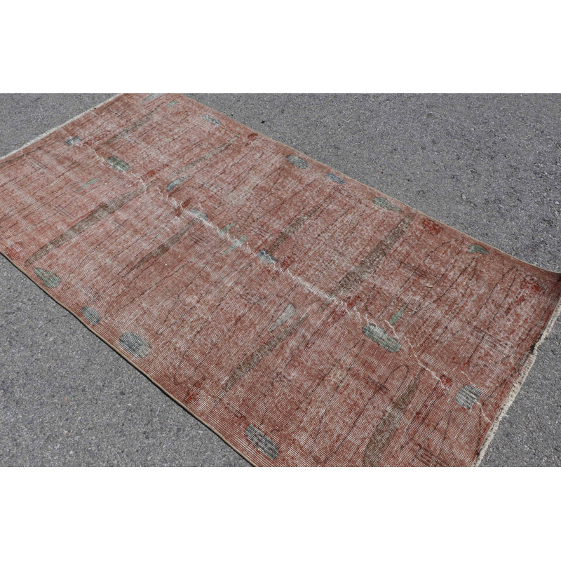 Tapis turc de style antique dans des couleurs douces avec un motif unique pour la décoration du sol