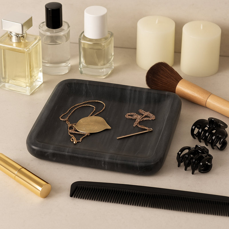 Sunfield Modern Marble Decorative Tray