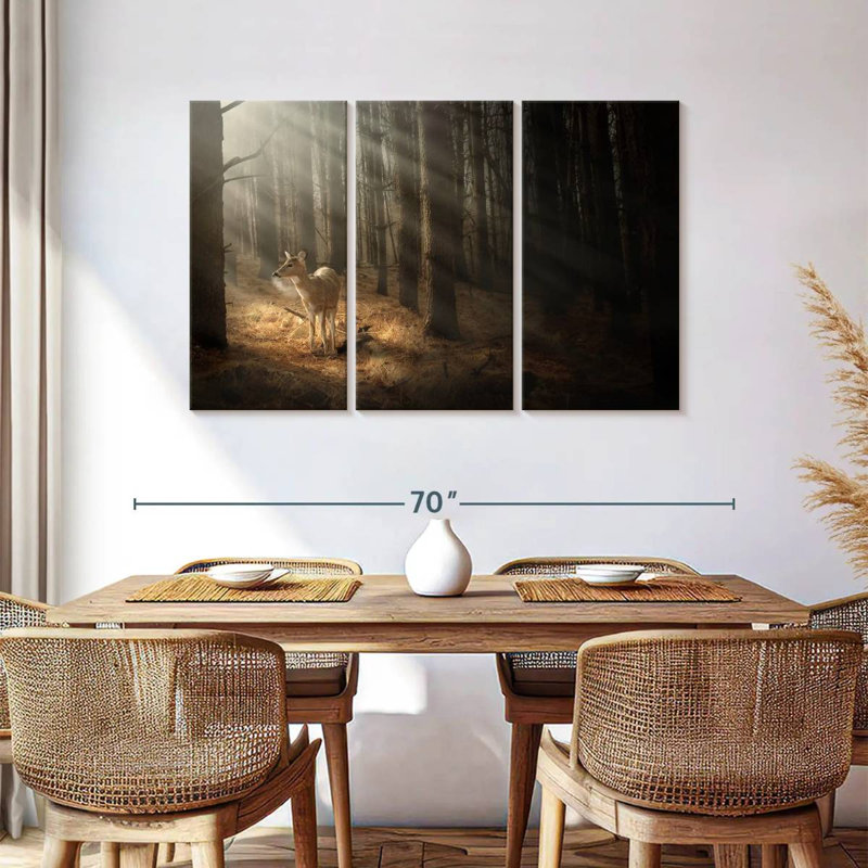 Forest Deer, 36" H x 57" W