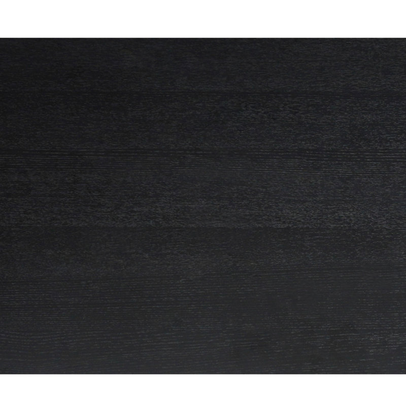 Console 58 pouces en bois noir minimaliste moderne pour vestibule, salon et couloir - décor décoratif polyvalent, Noir