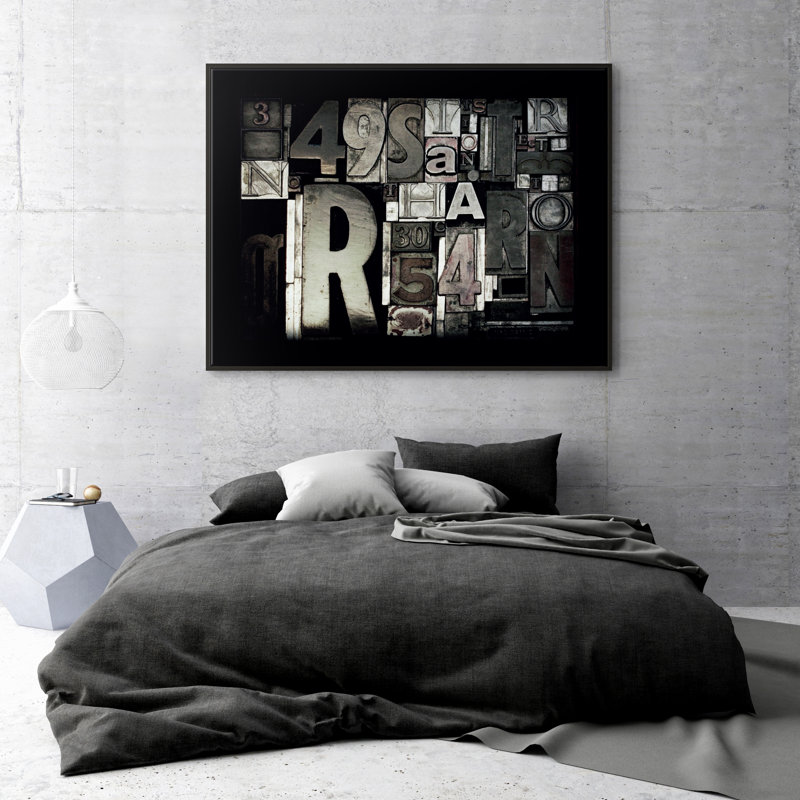 Custom Type by Steve Leadbeater - Wrapped Canvas Print, 76 cm H x 102 cm W