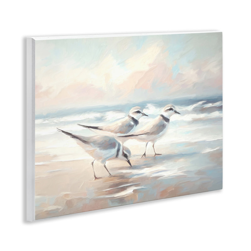 "Bay with Beach Birds" par Ramona Murdock