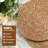 Round Woven Placemats Set Of 6 - Boho Rattan Water Hyacinth Placemats For Dining Table, Farmhouse Rustic Braided Wicker Table Mats For Home And Wedding Decor