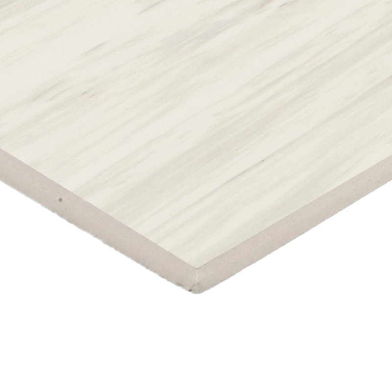 Daltile Perpetuo 4" X 12" Satin Ceramic Wall Tile (28 PCS Per Carton) (10.64 SQFT Per Carton), Timeless White