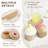 17-Piece Wooden Bakery Food Playset with Pastries, Coffee and Shopping Bag for Pretend Kitchen and Cafe Play