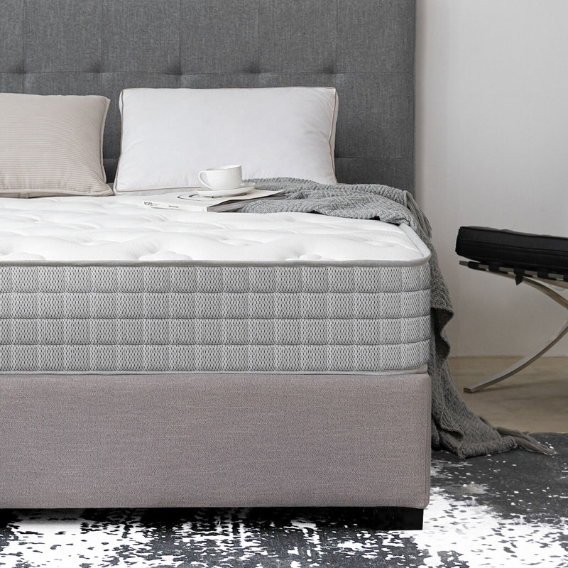 Mattresses 18CM Memory Foam Mattress Sprung, Small Double (4')