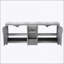 84 Inch Double-Sink Bathroom Vanity with Countertop, Adjustable Shelves, and Soft Close Hinges-614416081