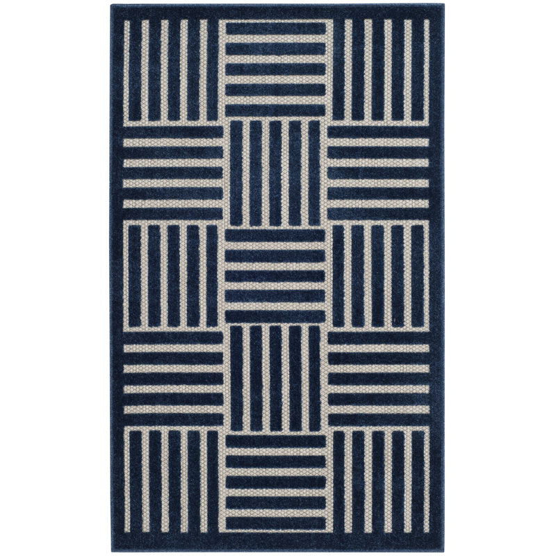 Tapis à carreaux Zaniyah Performance, Rectangle 3 pi 3 po x 5 pi 3 po