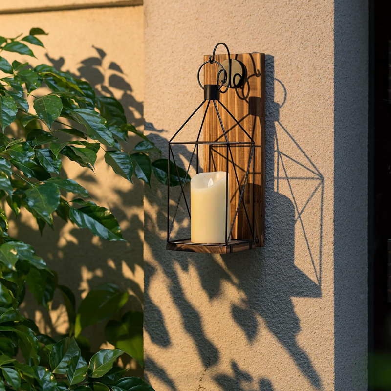 Décoration murale lampe bougie