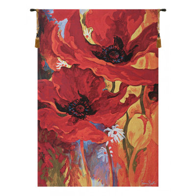 Belgian Loom Woven Cotton Blend Wall Hanging