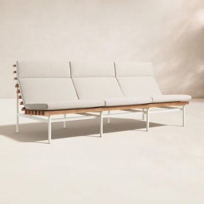 Perch 88" Teak Patio Sofa