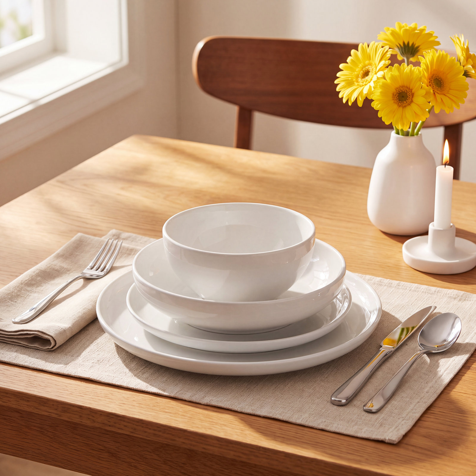 Coupe Porcelain Dinnerware Set