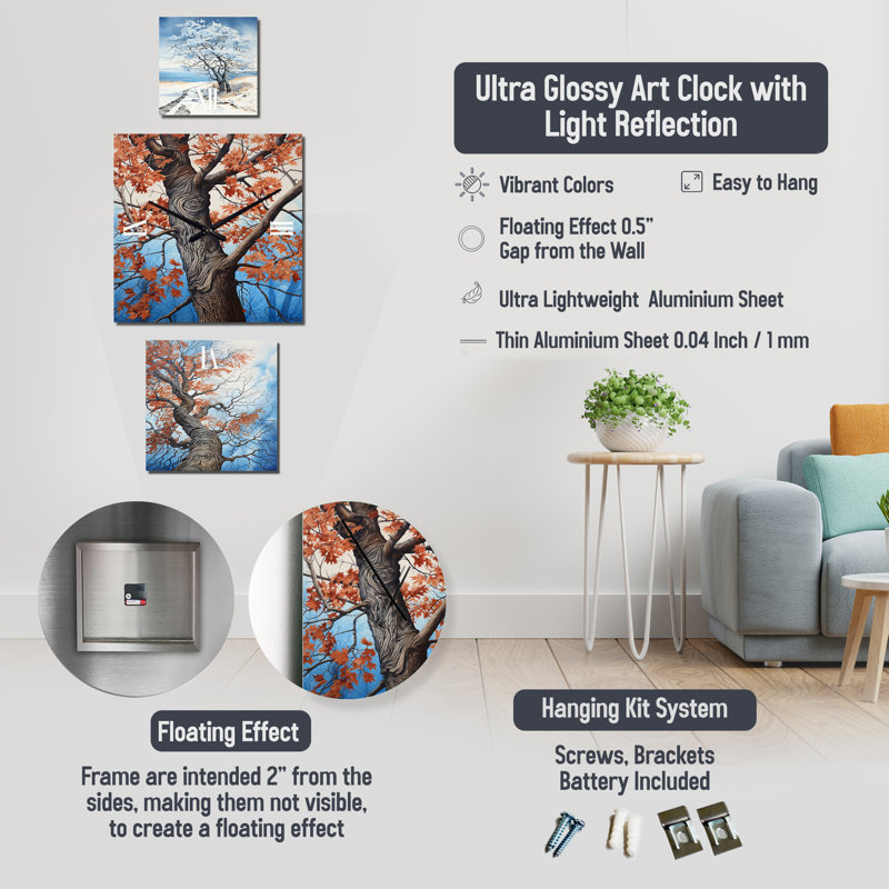 Sire Metal Wall Clock