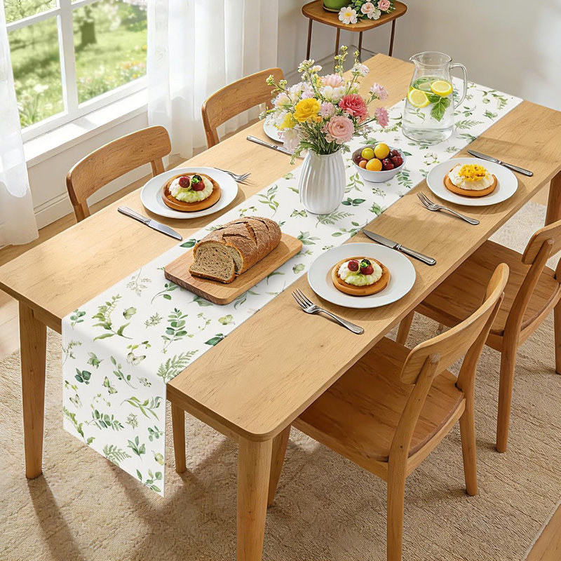 Chemin de table Eucalyptus, Vert