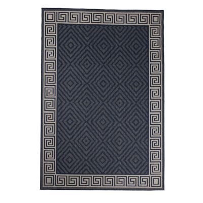 Tapis d'extérieur noir Furnish My Place