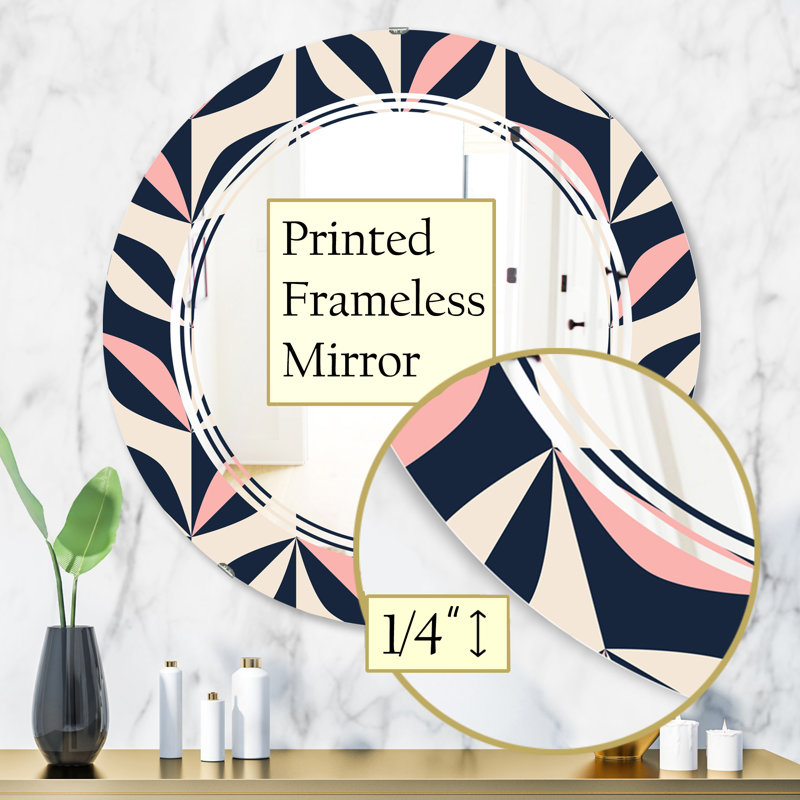 Miroir mural Triple C, H 23,6 po x l 23,6 po
