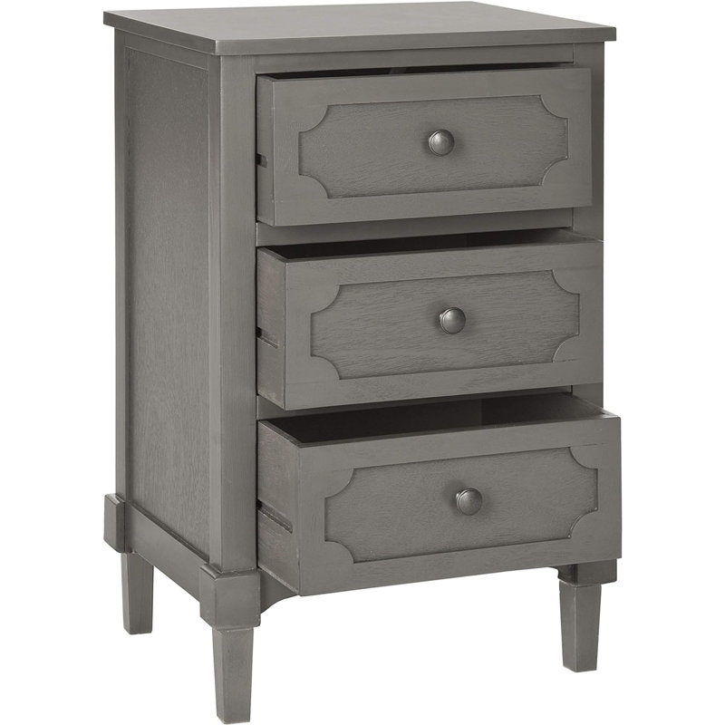 Griffin 16.9'' W 3 - Drawer Dresser, Gray