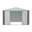 Brodney 10 ft. W x 12 ft. D Outdoor Metal Storage Shed with Lockable Door