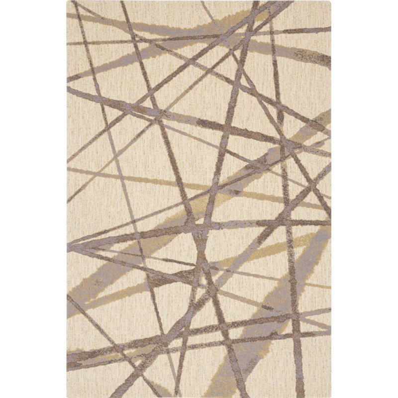 Sticks Geometric Area Rug, Rectangle 100 x 180cm