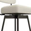 Tabouret pivotant contemporain avec repose-pieds Giselle-1737554506-1692328014
