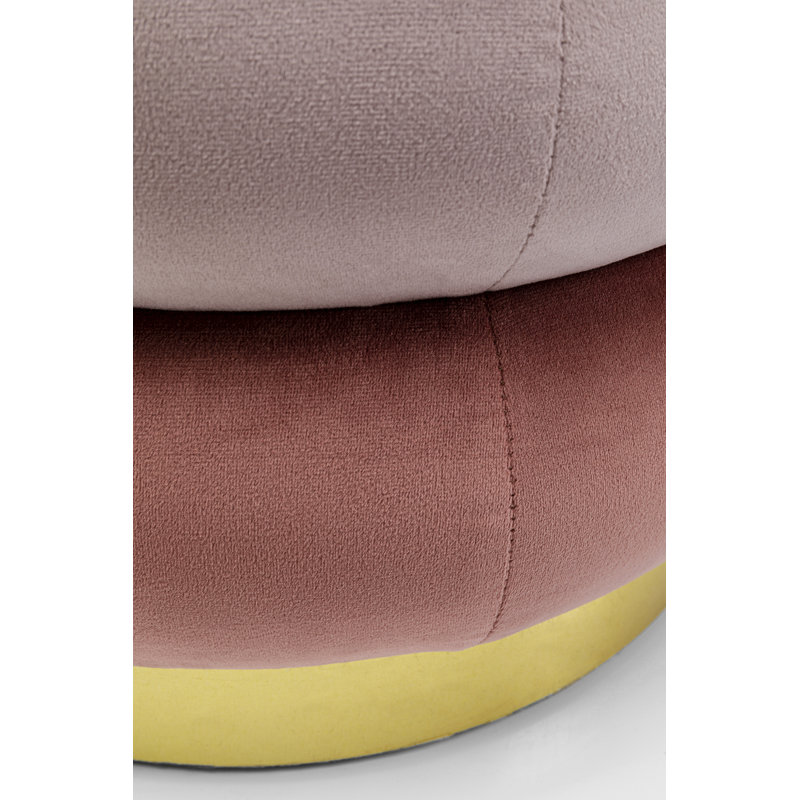 Stool Sandwich 45cm, Gold, Rose