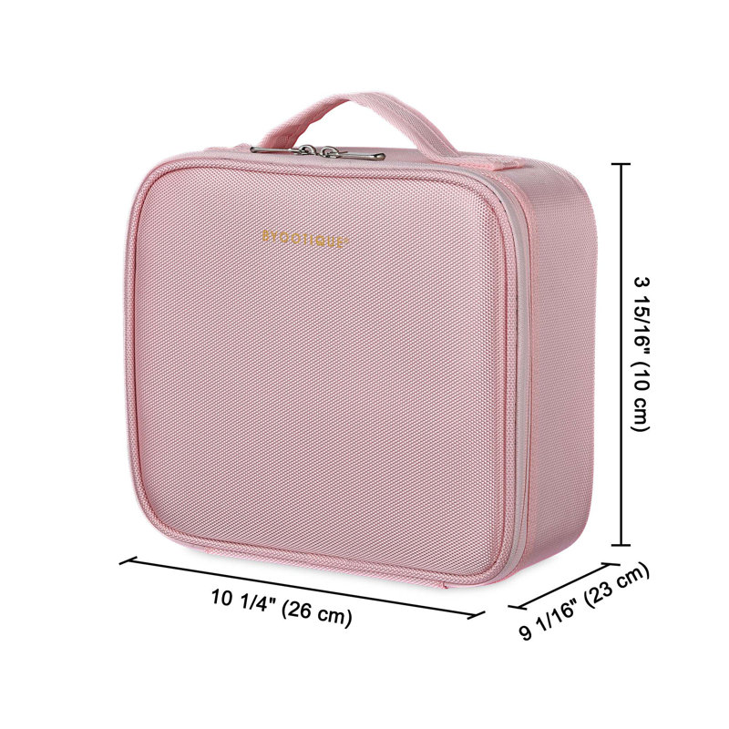 Organisateur de maquillage en tissu , Rose