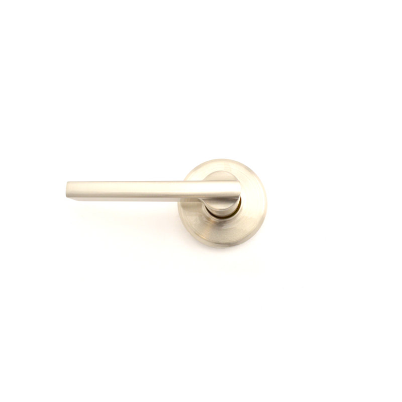 F Series Latitude Single Dummy Lever with Greyson Rosette, Satin Nickel