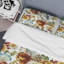 Fleurs de bohème multicolores - ensemble de housse de couette floral - microfibre de polyester-650046445